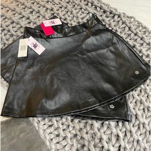 Juicy Couture pleather skirt